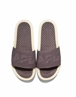 Women's Big Logo Techloom Slide In Asteroid/pristine