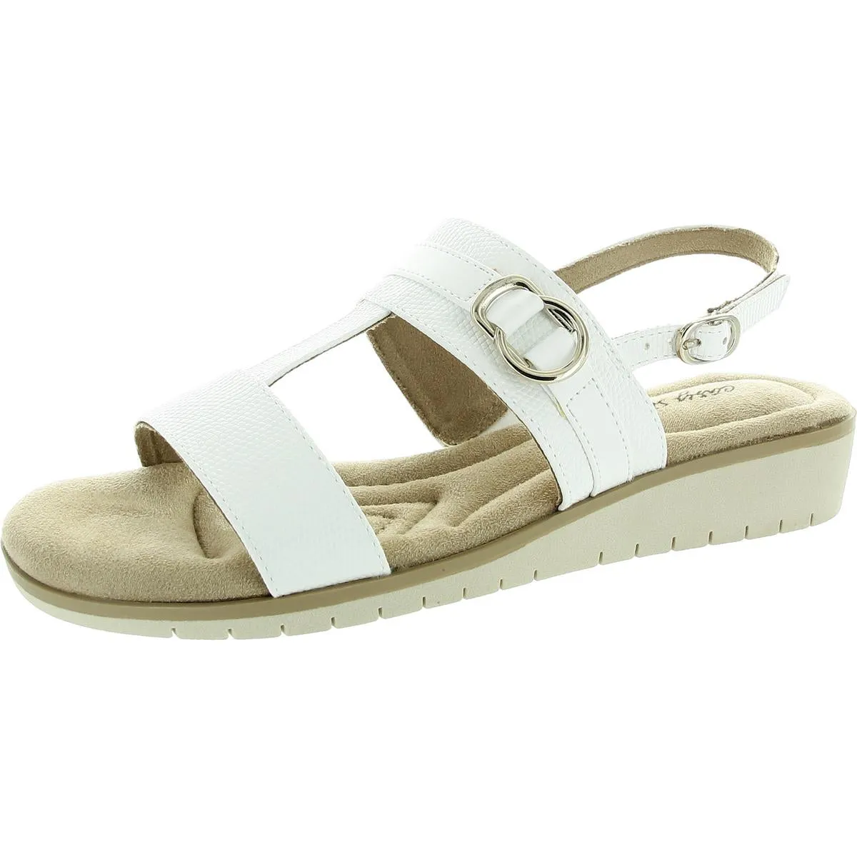 Womens Buckle Man Made Ankle Strap