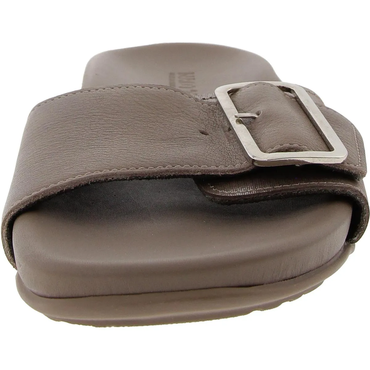 Womens Buckle Pool Slides