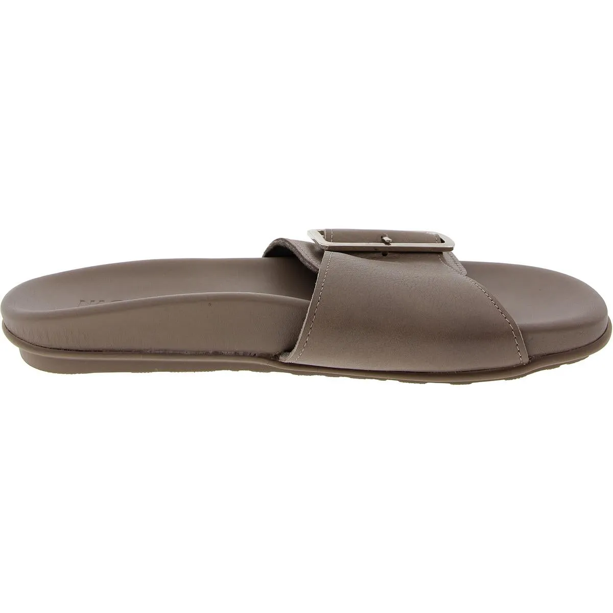Womens Buckle Pool Slides