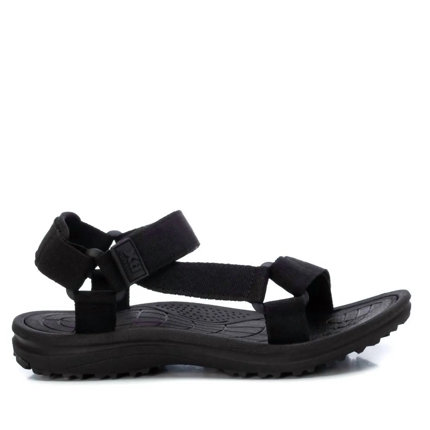 Women's Canvas Strap Sandals In Black