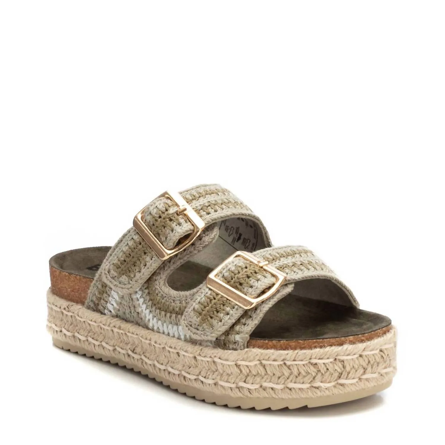 Women's Casual Sandals In Dark Green