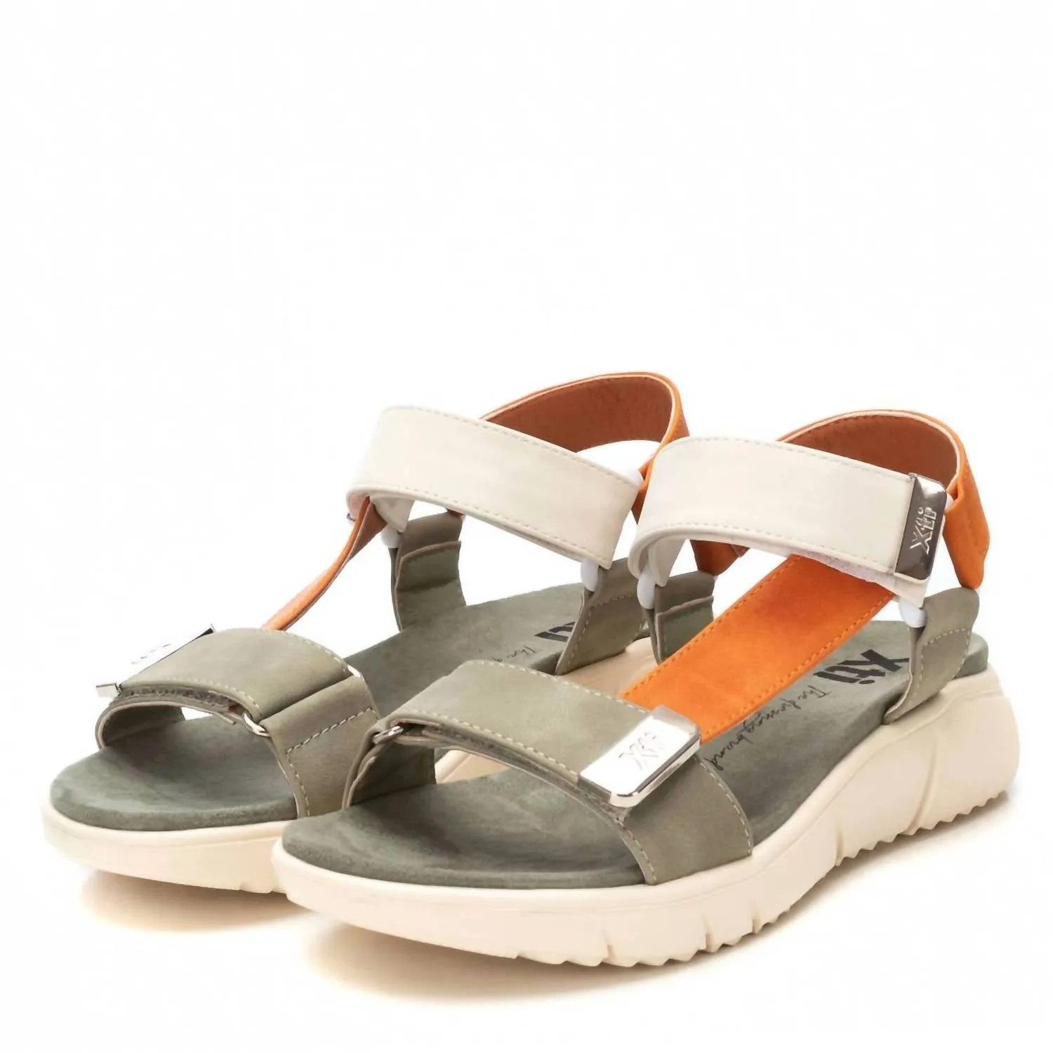 Women's Casual Sandals In Dark Green