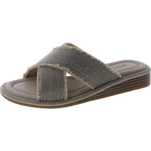 Womens Cavas Round toe Slide Sandals