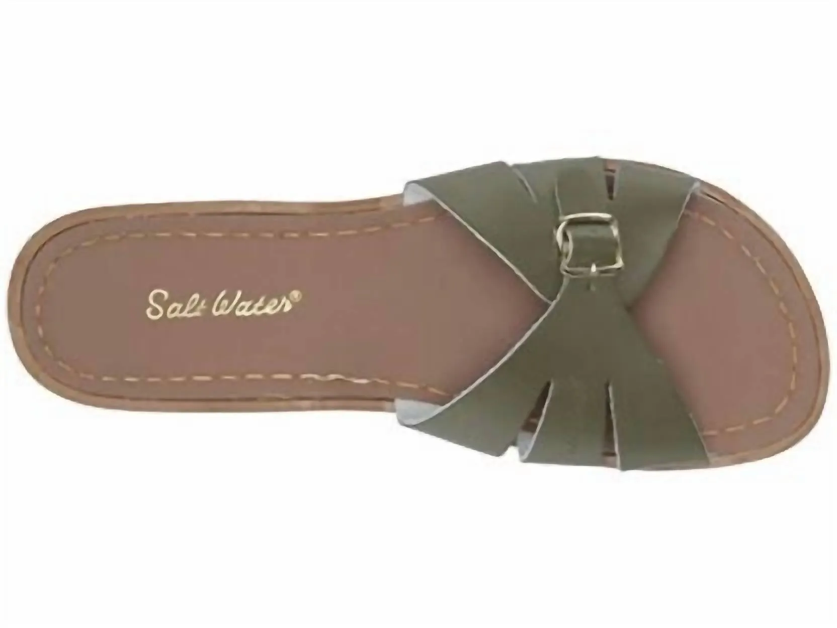 Women's Classic Slides Sandal In Olive