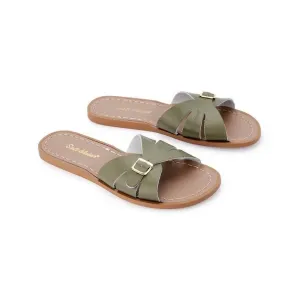 Women's Classic Slides Sandal In Olive