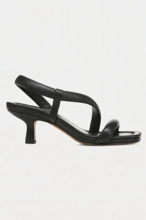 Women's Coline Leather Sandal In Black