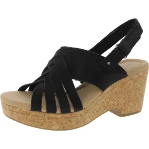 Womens Cork Slingback Sandals