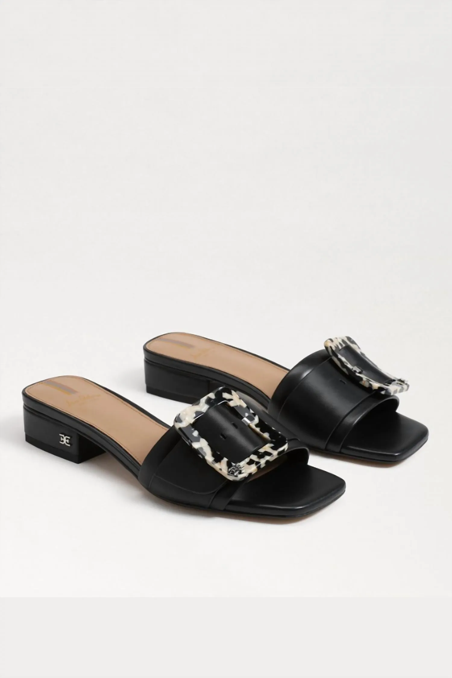 Women's Deacon Slide Sandal In Black Leather