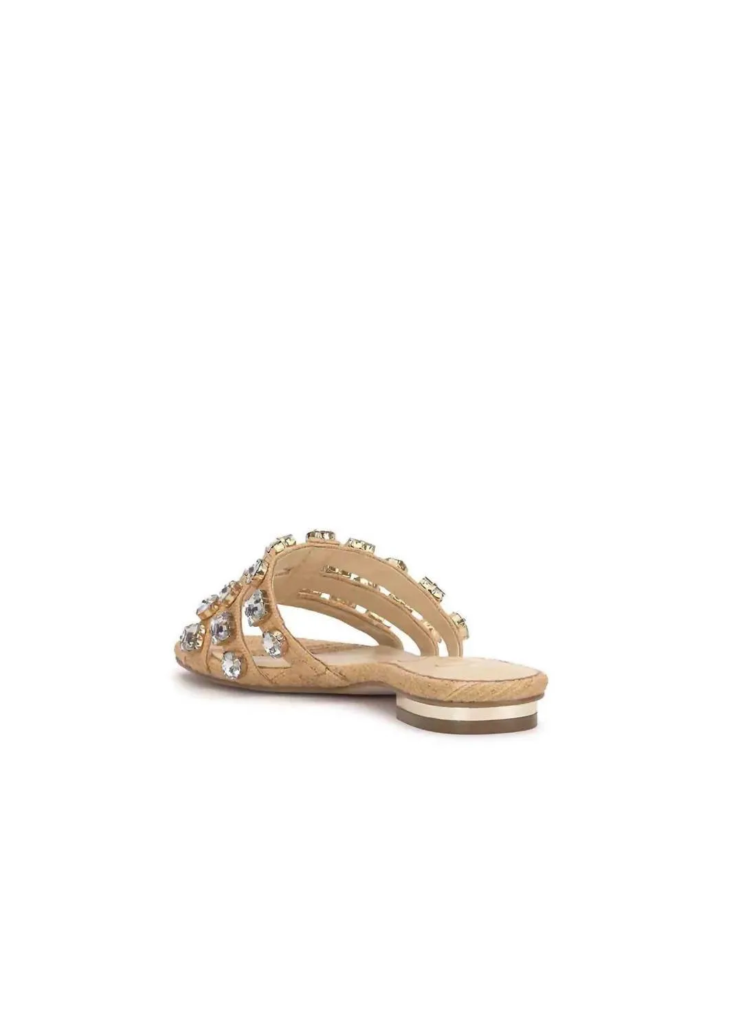 Women's Detta Rhinestone Band Sandals In Light Blue
