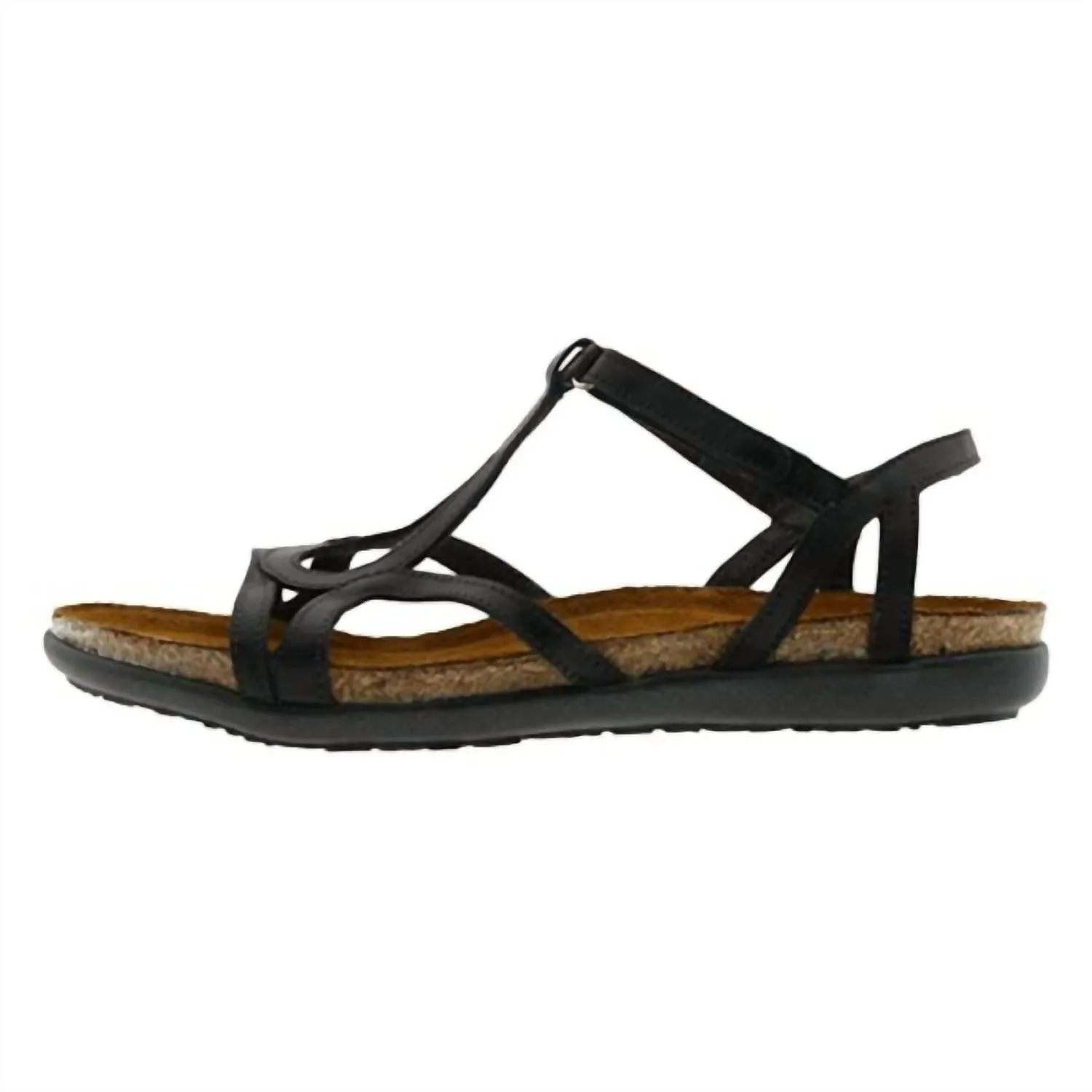 Women's Dorith Leather Sandal In Black