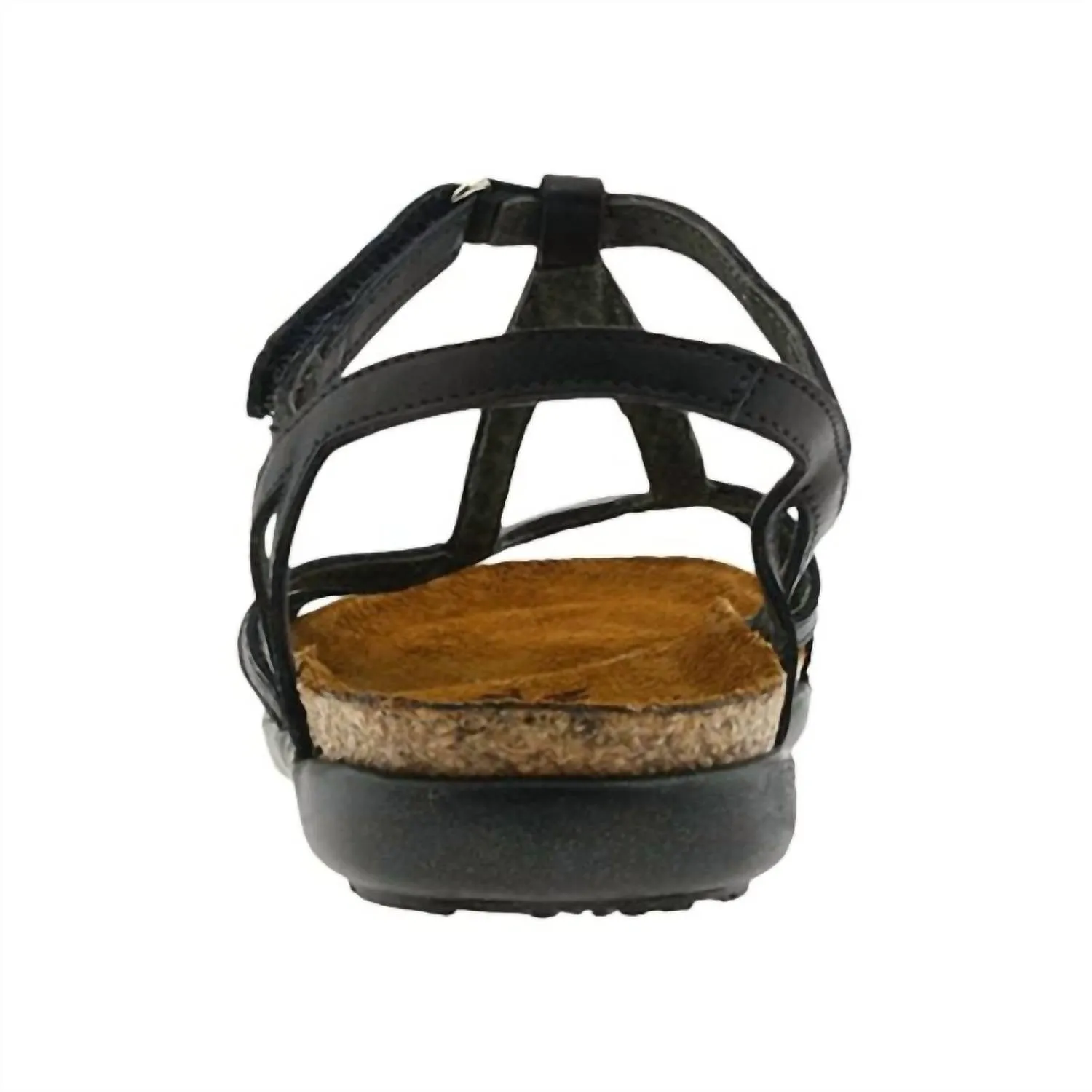 Women's Dorith Leather Sandal In Black
