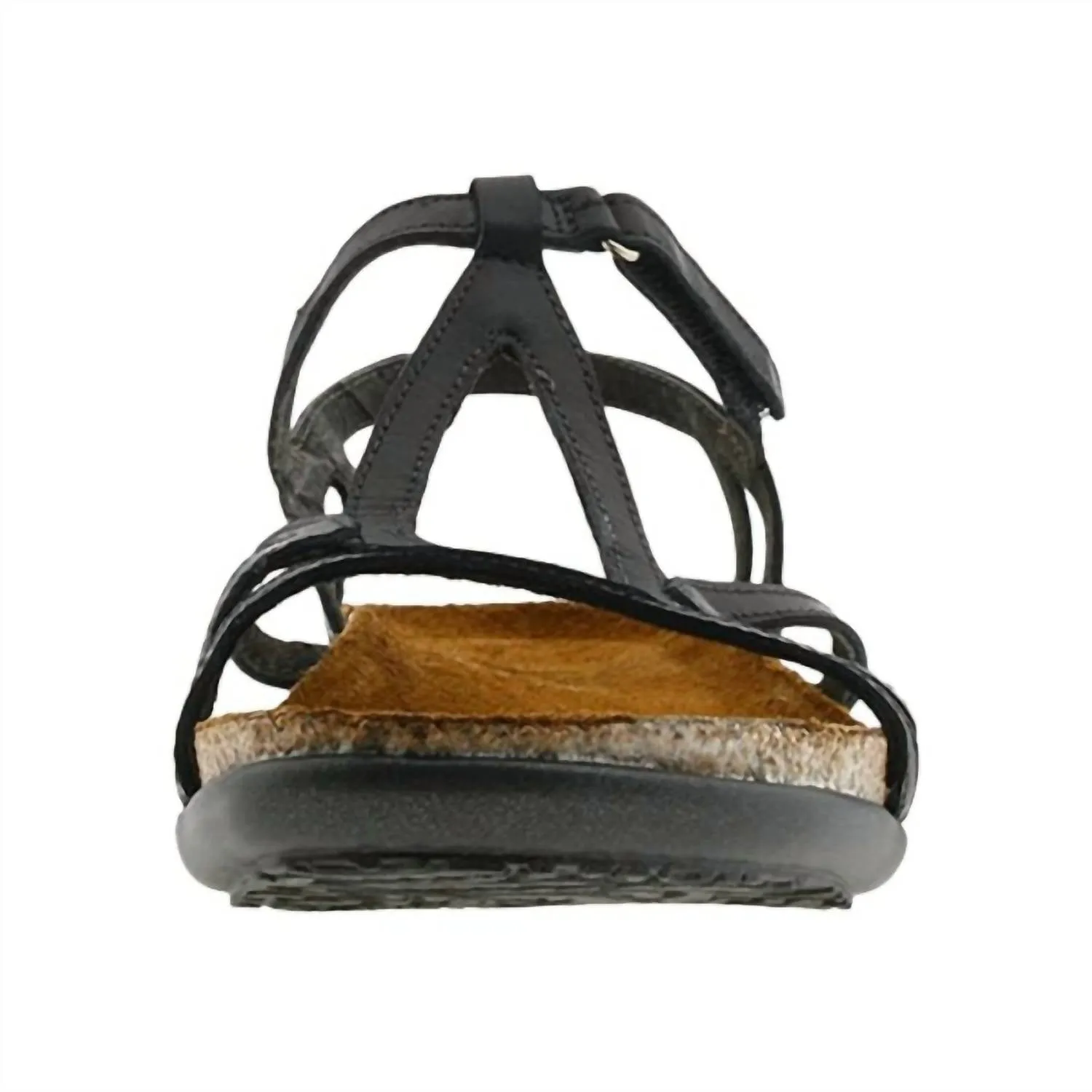 Women's Dorith Leather Sandal In Black