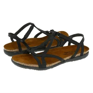 Women's Dorith Leather Sandal In Black