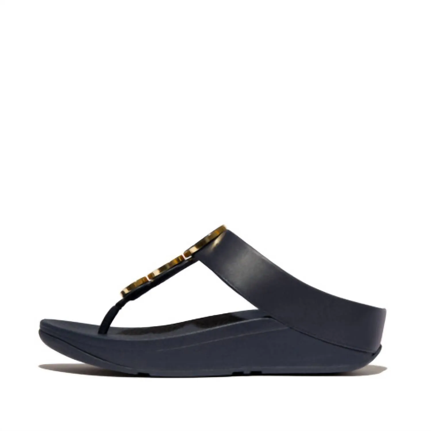 Women's Fino Resin Toe Post Sandal In Midnight Navy