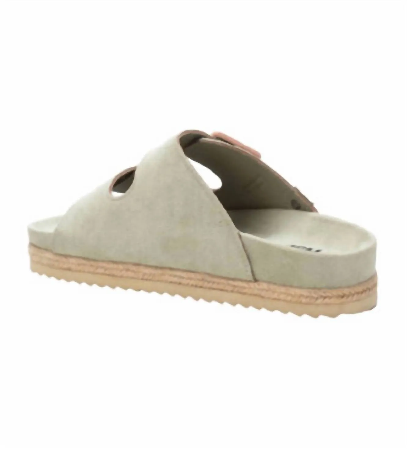 Women's Flat Sandals In Aqua