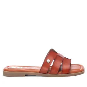 Women's Flat Sandals In Camel