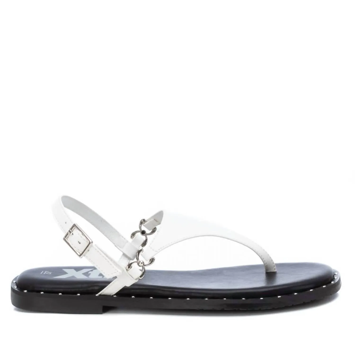 Women's Flat Sandals In White