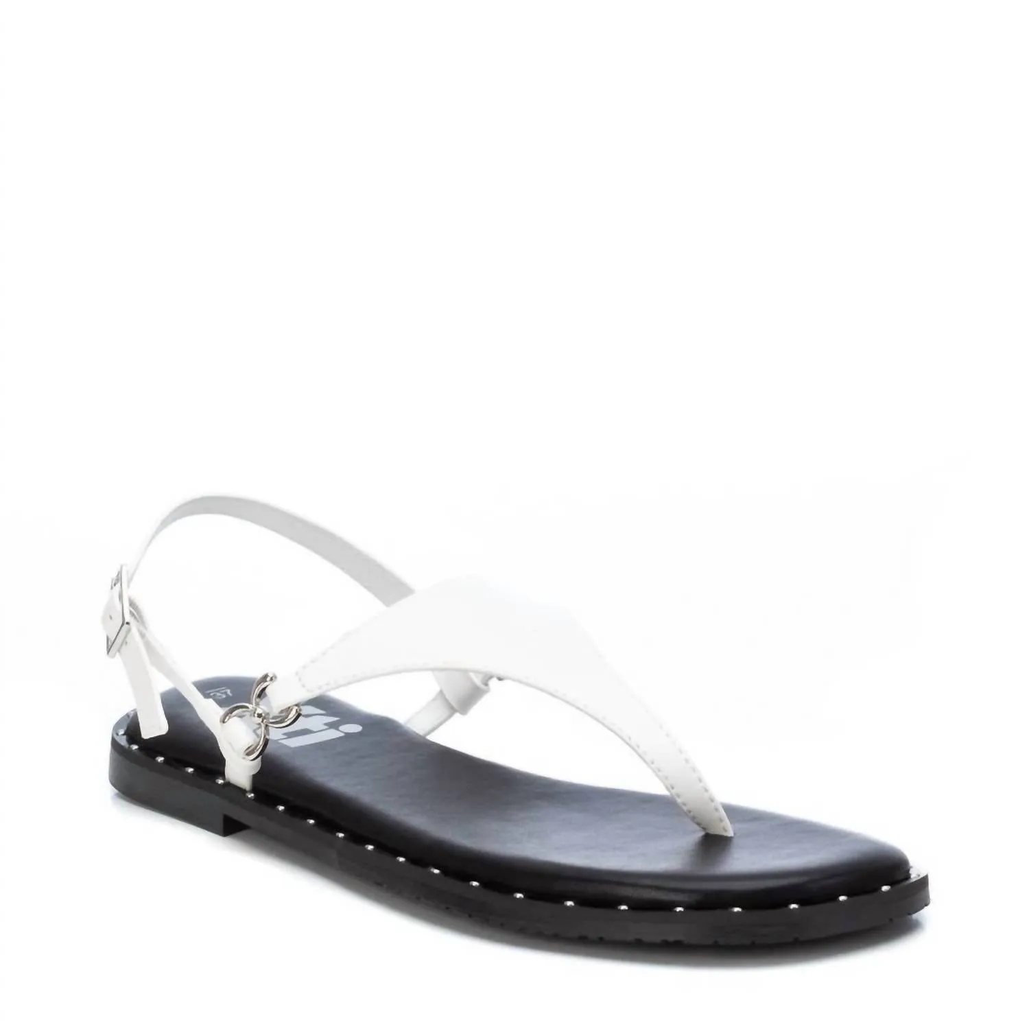 Women's Flat Sandals In White