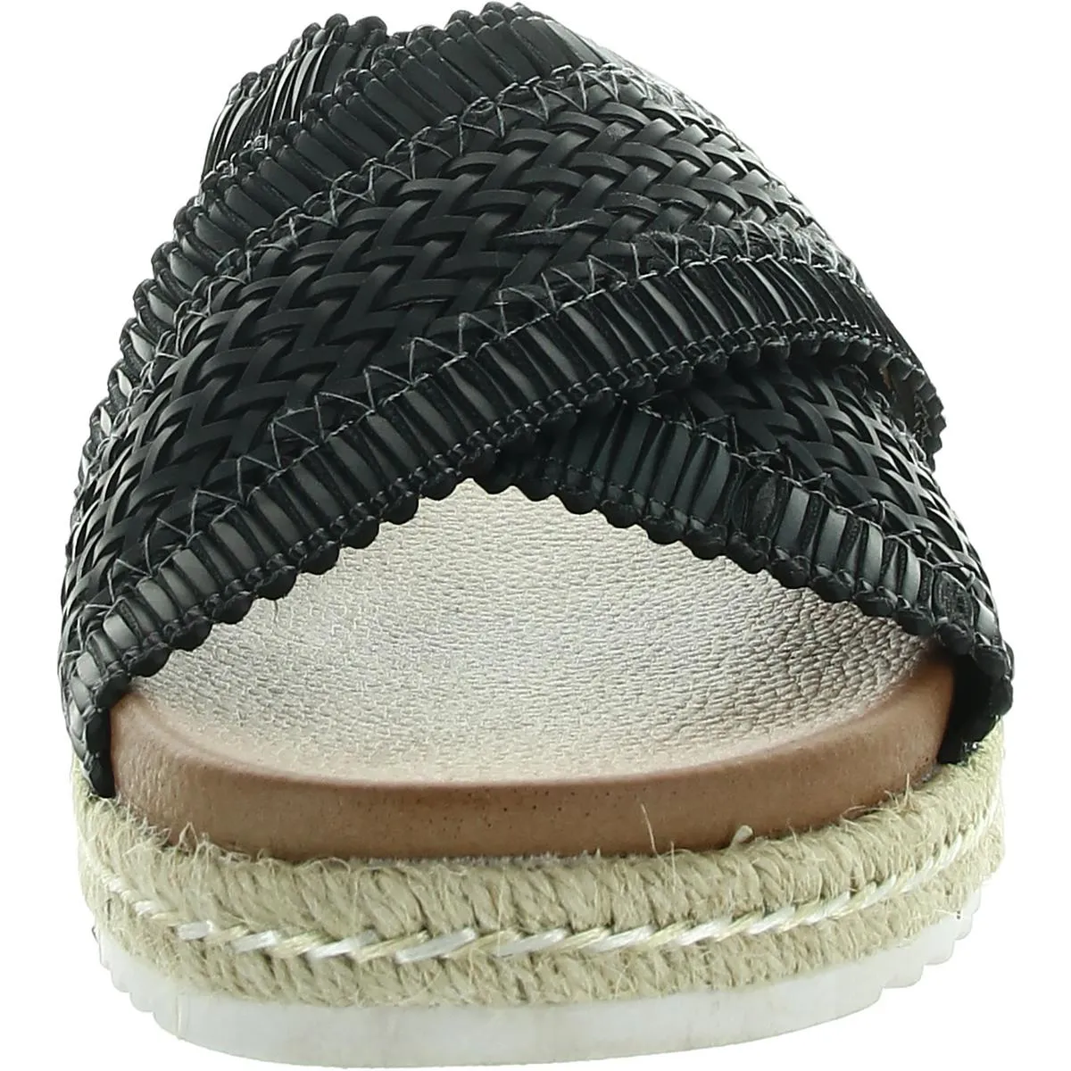 Womens Fringe Slide Sandals