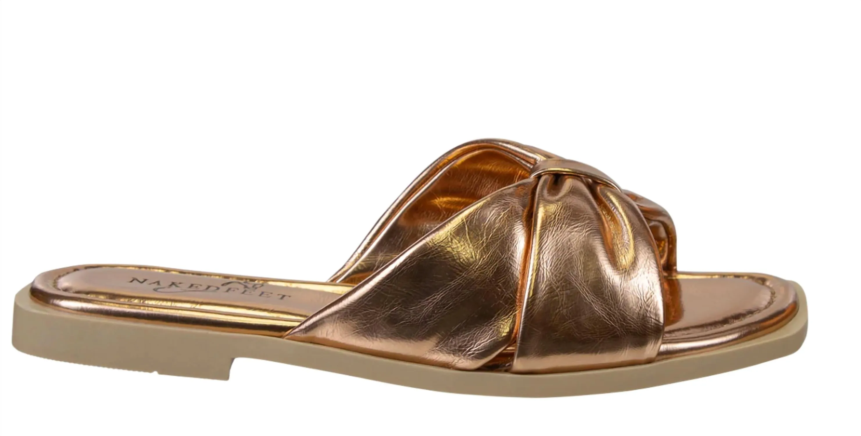 Women's Goa Flat Sandals In Bronze