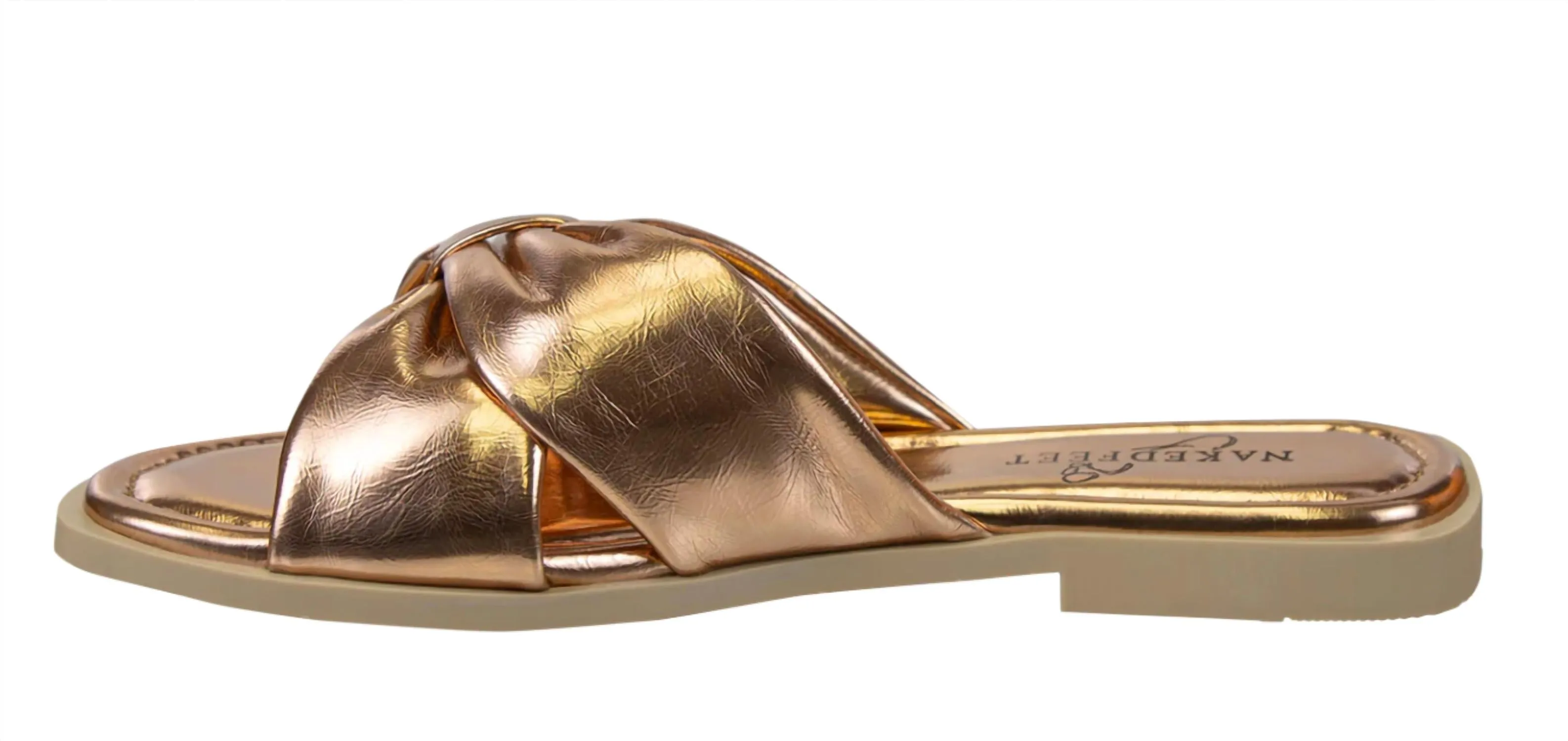 Women's Goa Flat Sandals In Bronze