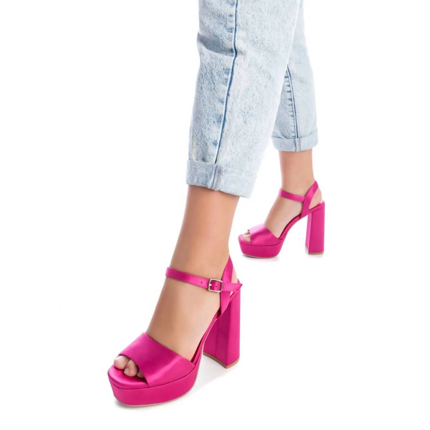 Women's Heel Sandals In Pink