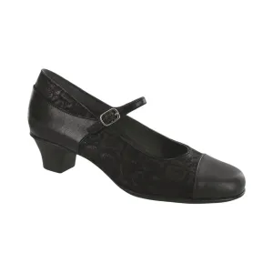 Women's Isabel Heel Sandal In Black/snake
