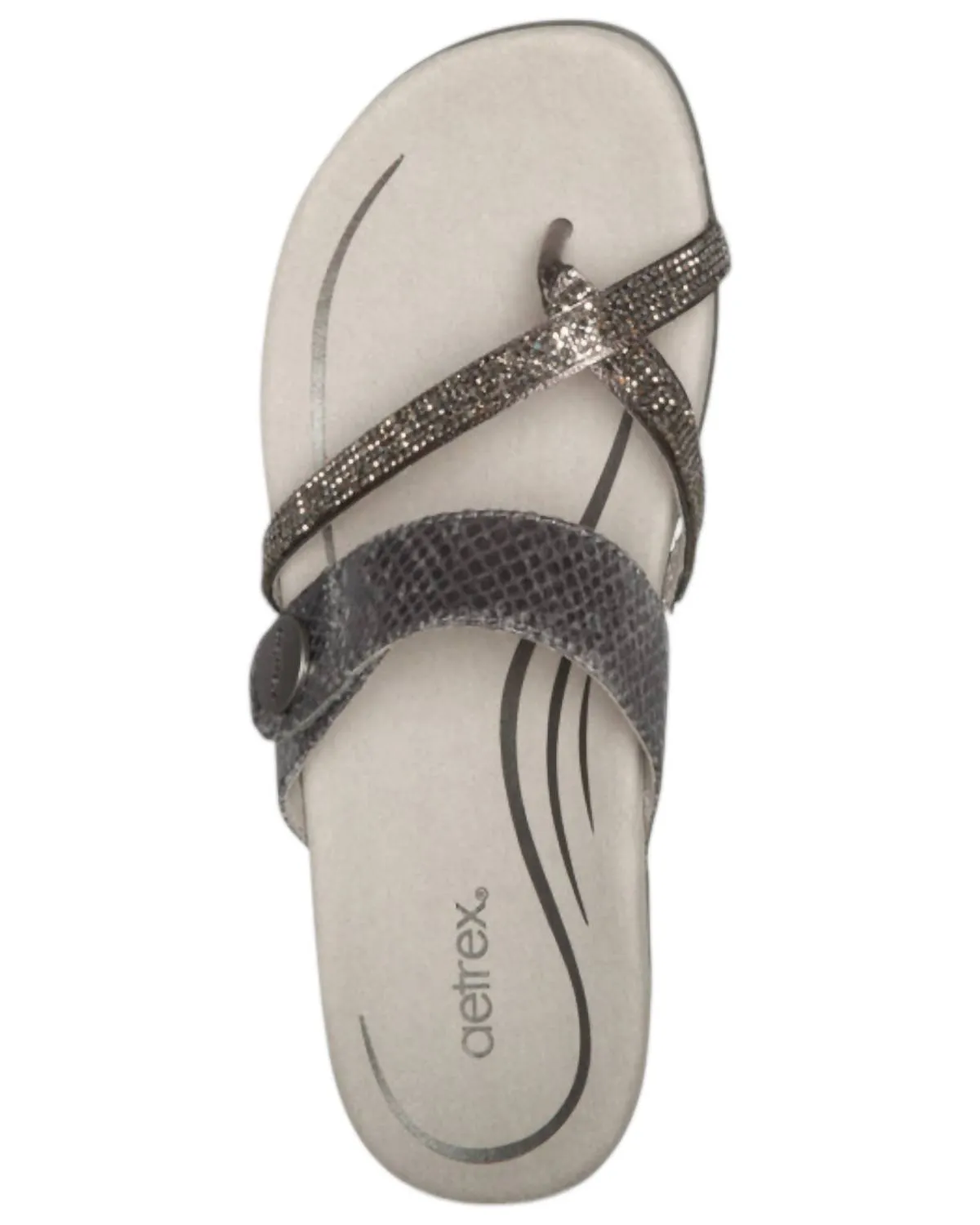 Women's Izzy Sandals In Pewter Sparkle