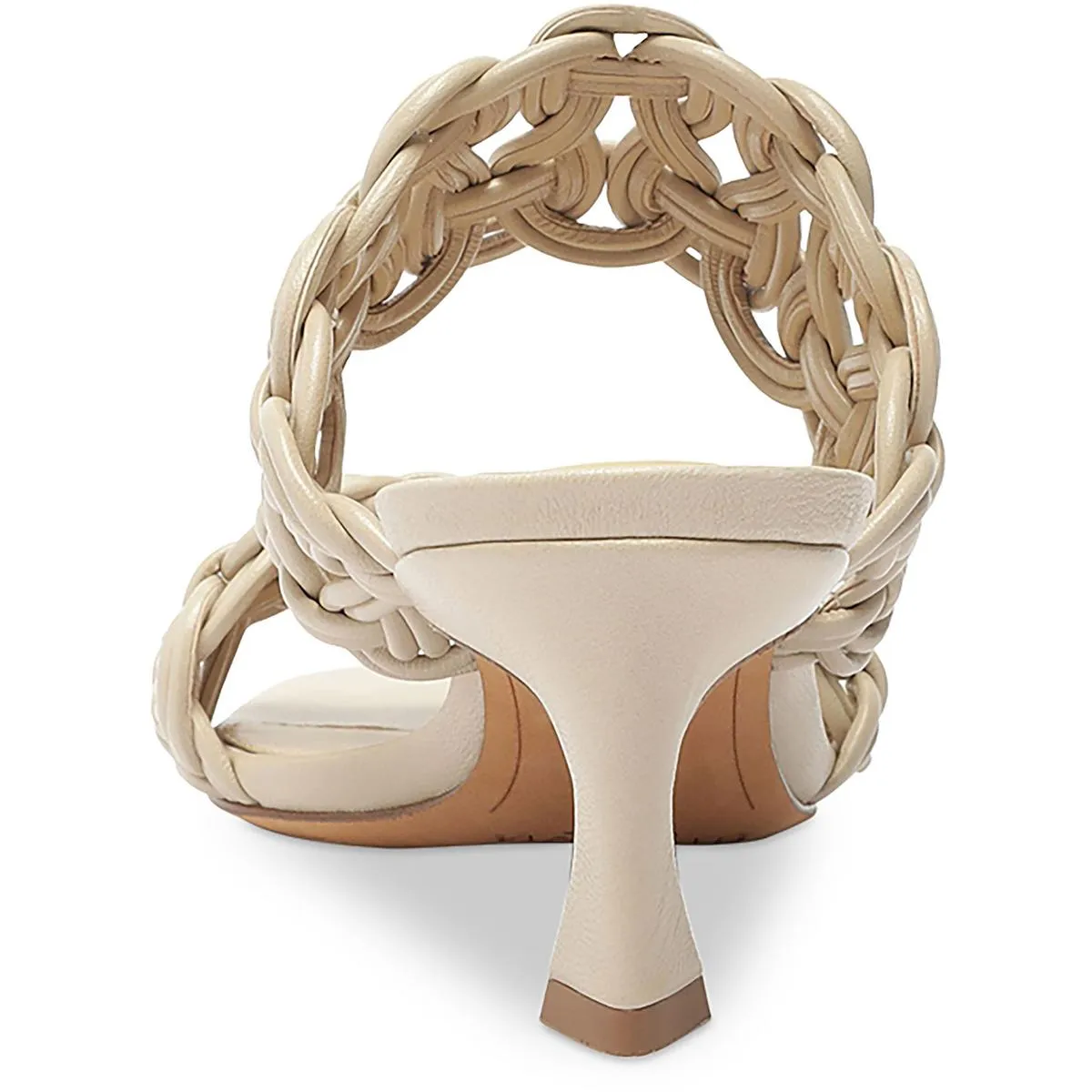 Womens Kitten Heel Pump Mule Sandals