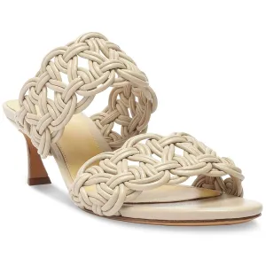 Womens Kitten Heel Pump Mule Sandals