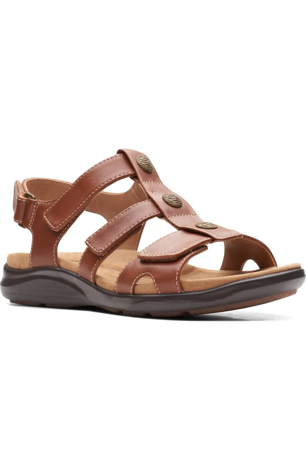 Women's Kylyn Step Sandal In Dark Tan