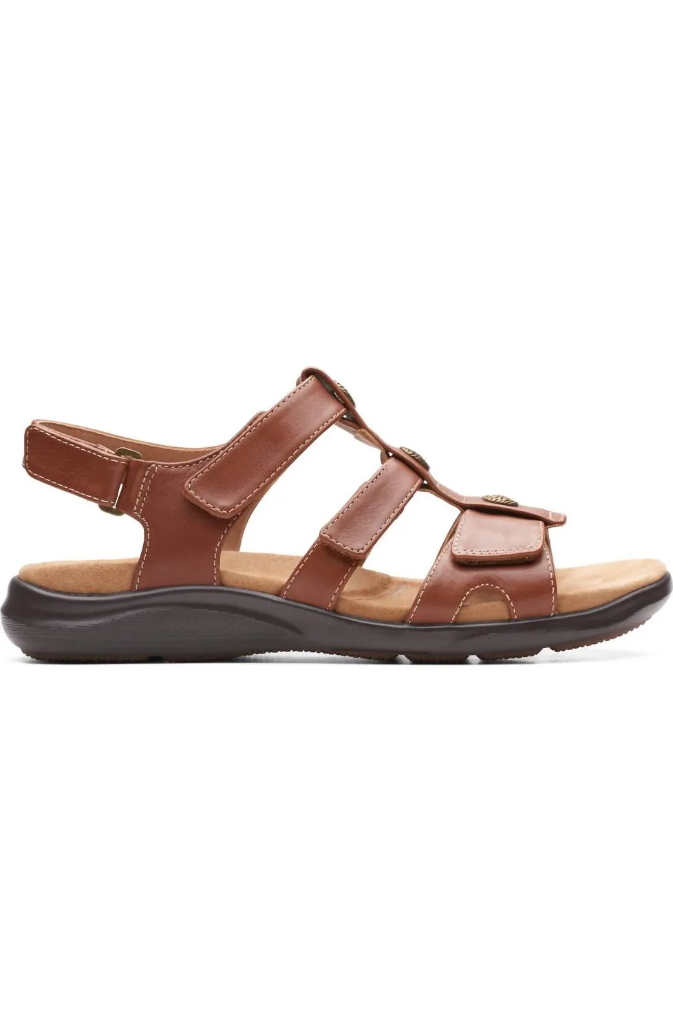 Women's Kylyn Step Sandal In Dark Tan
