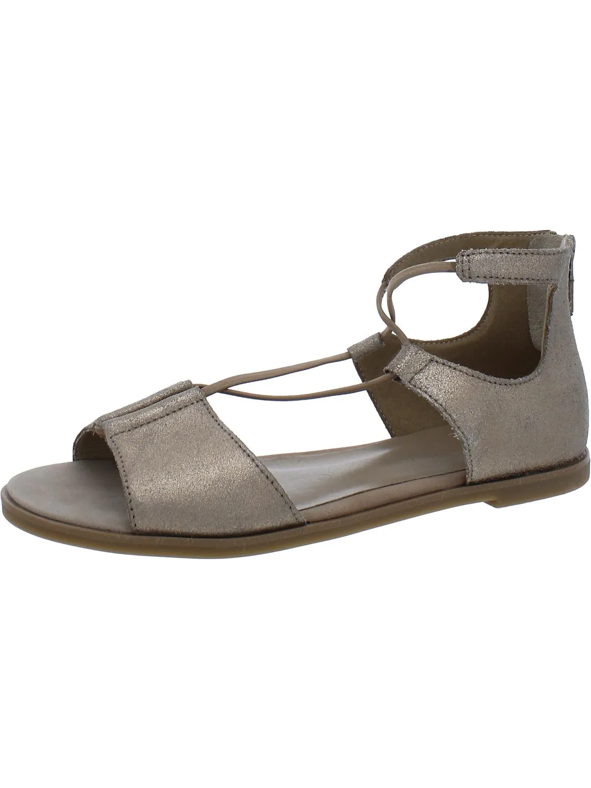 Womens Leather Casual Strappy Sandals