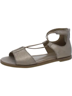 Womens Leather Casual Strappy Sandals