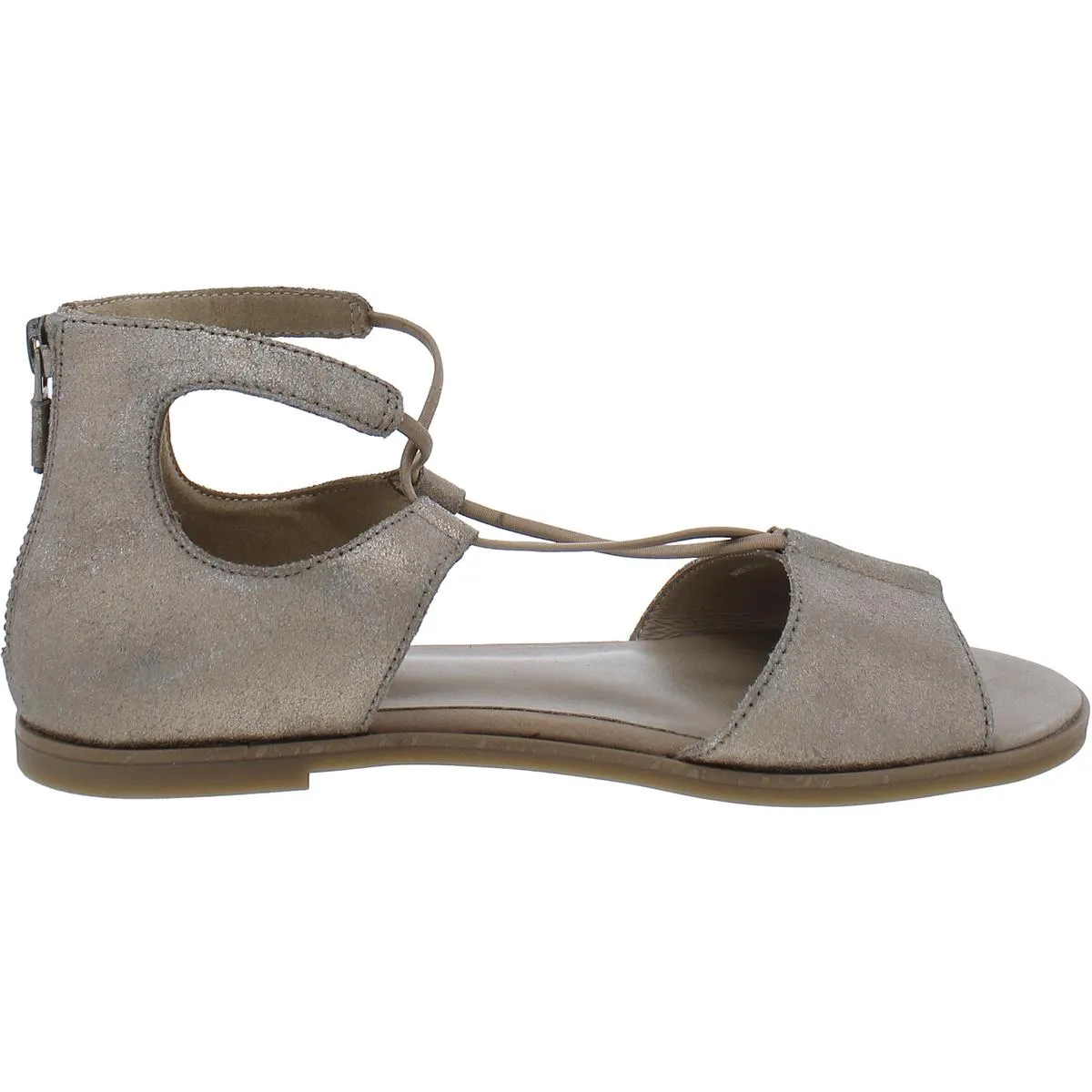 Womens Leather Casual Strappy Sandals
