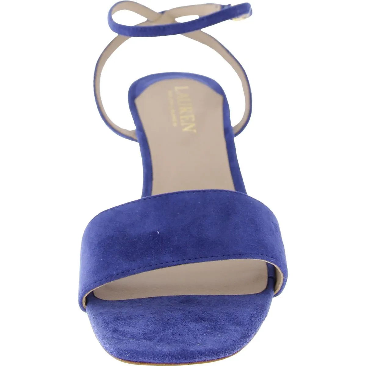 Womens Leather Open Toe Ankle Strap