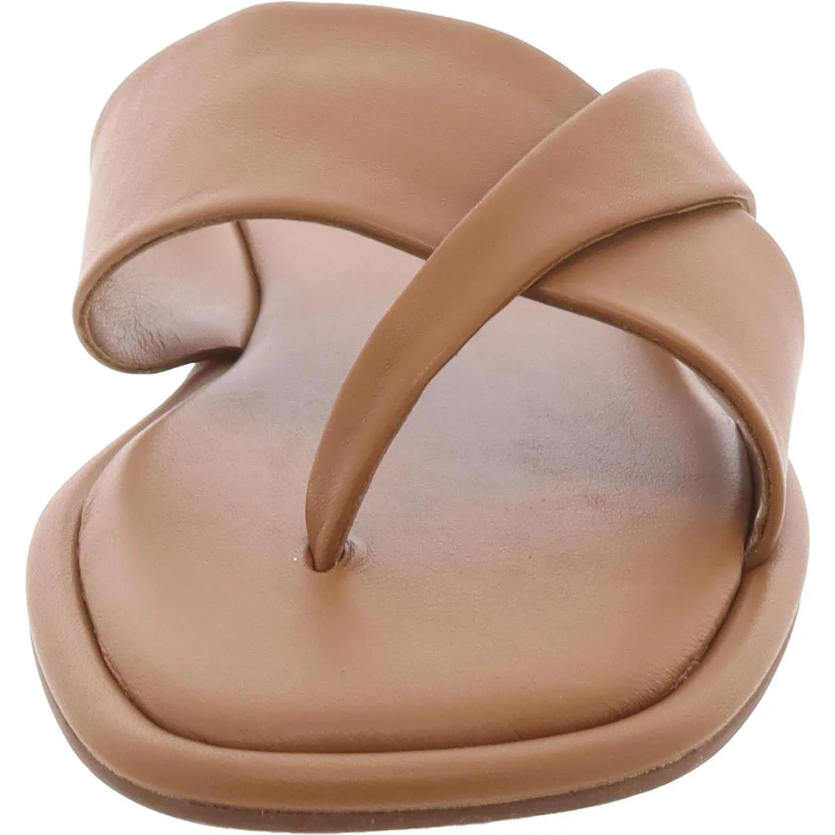 Womens Leather Strappy Thong Sandals