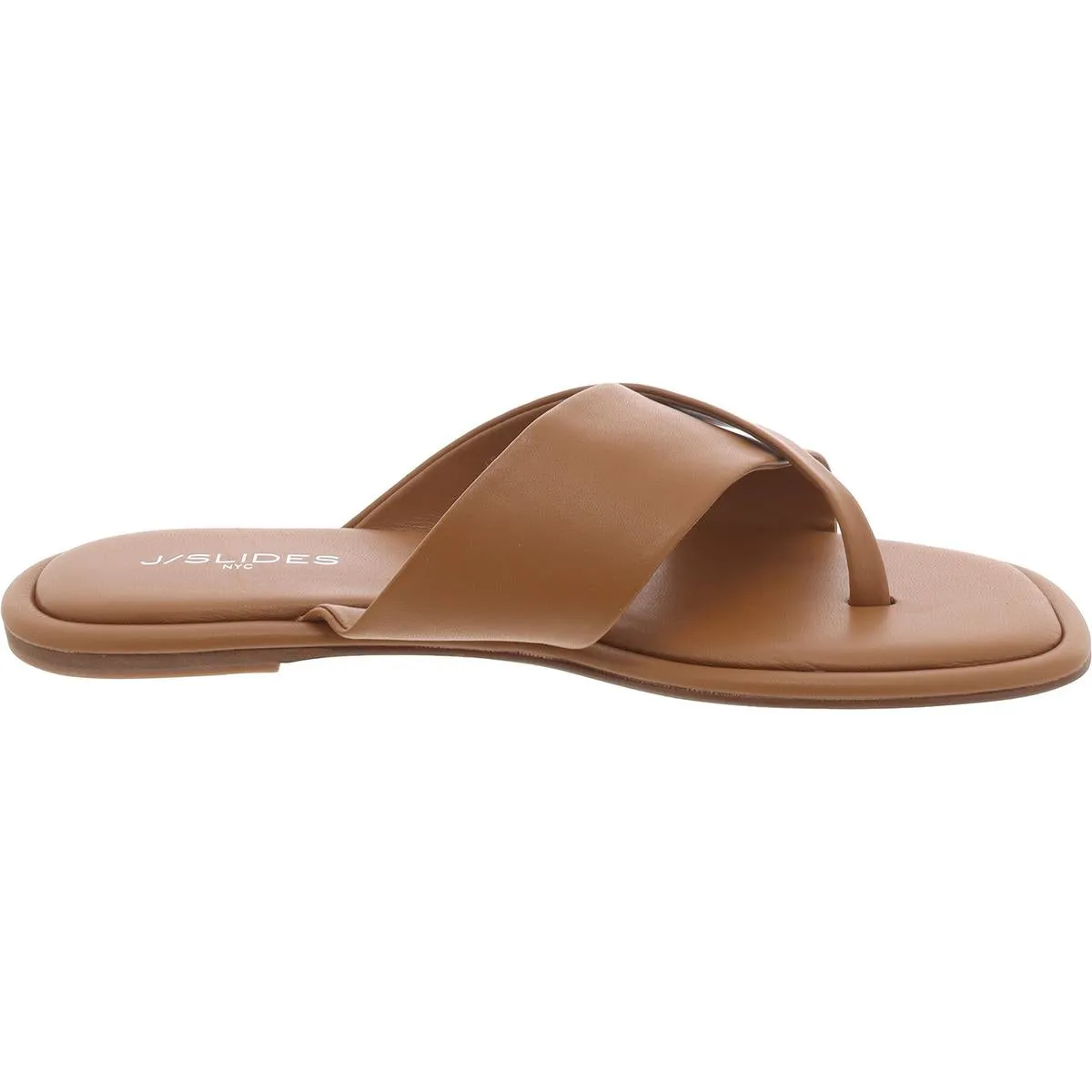 Womens Leather Strappy Thong Sandals