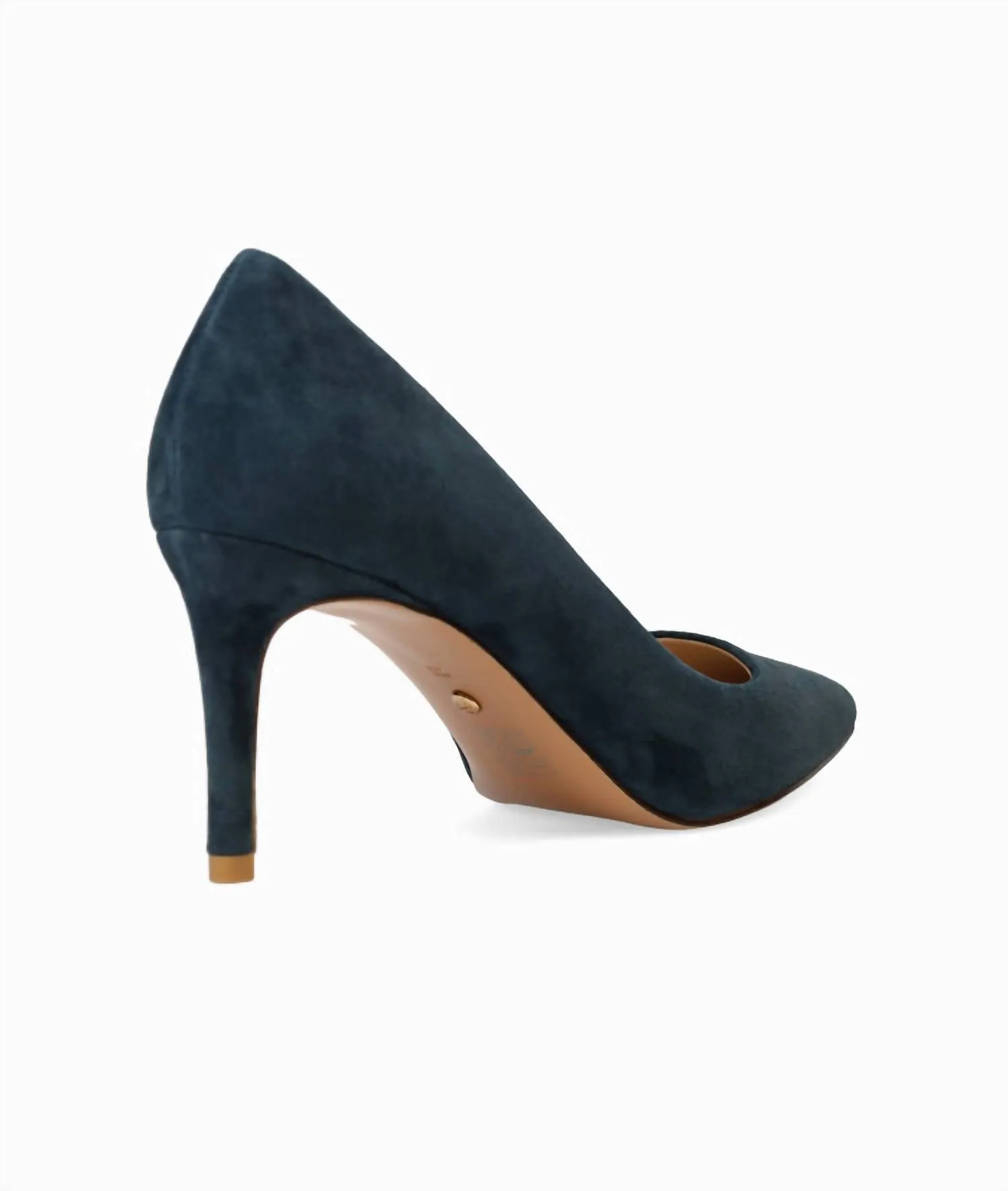 Women's Lizel Mid Heel In Midnight Kid Suede
