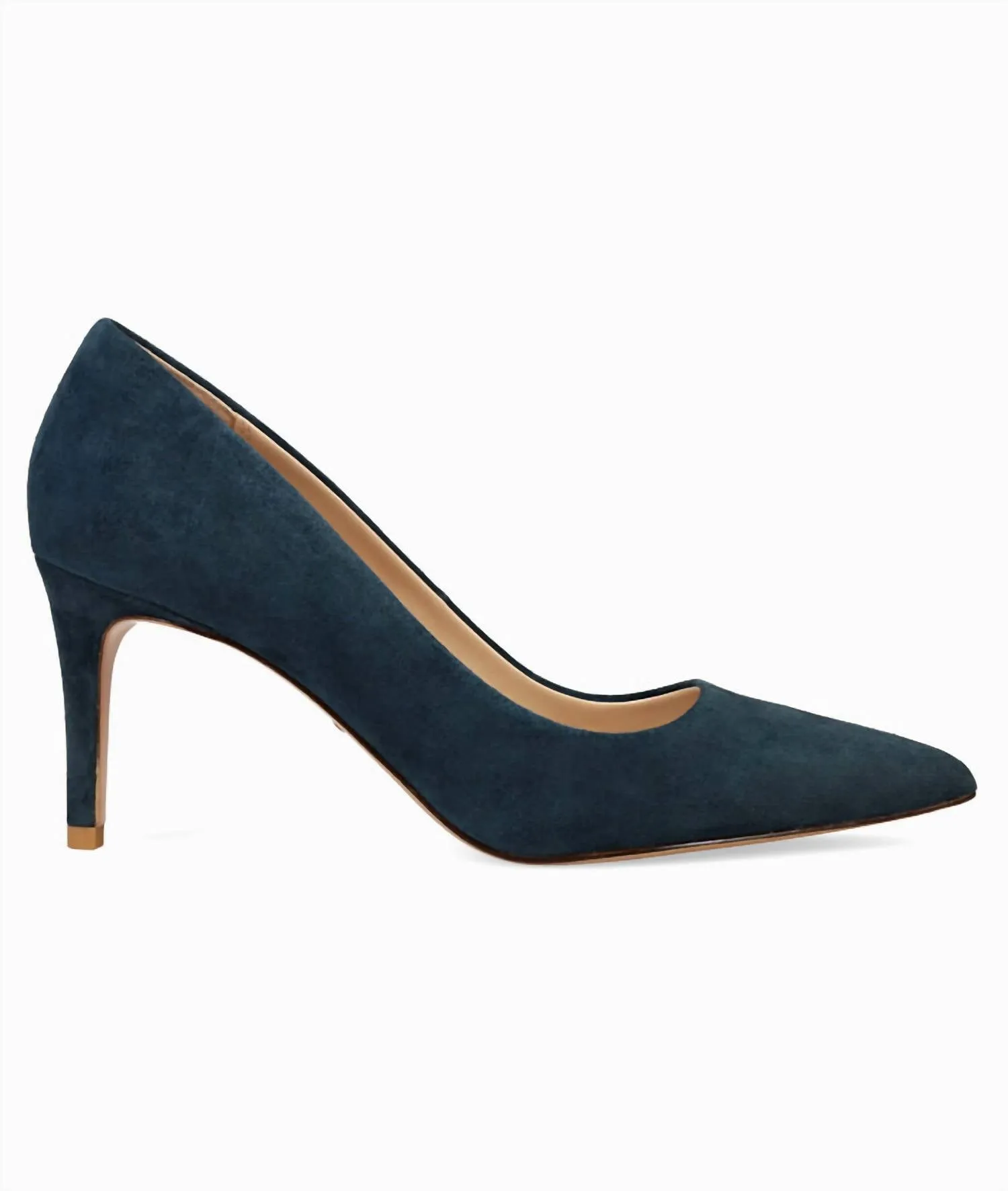 Women's Lizel Mid Heel In Midnight Kid Suede