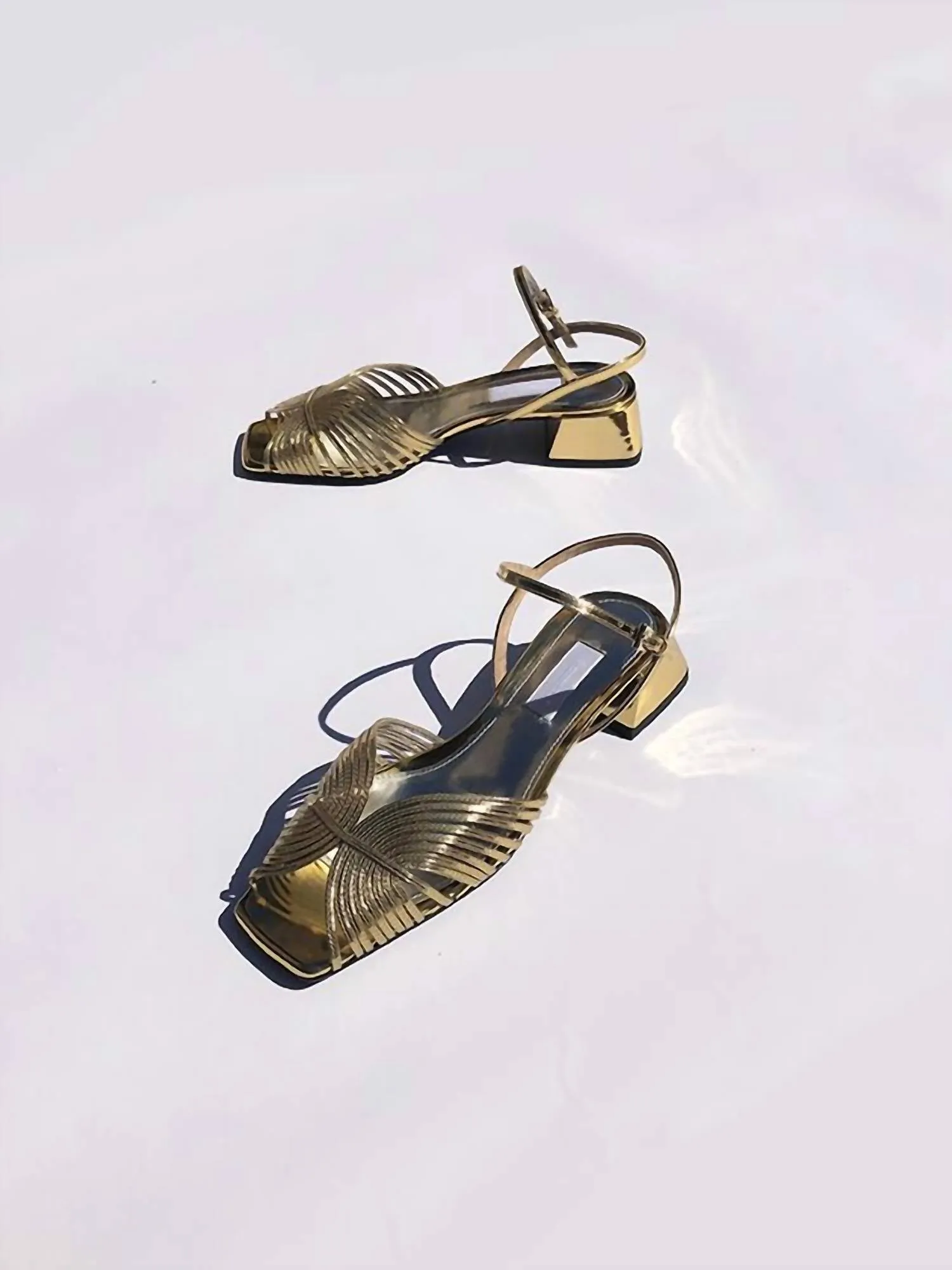 Women's Low 70S Sandals In Gold