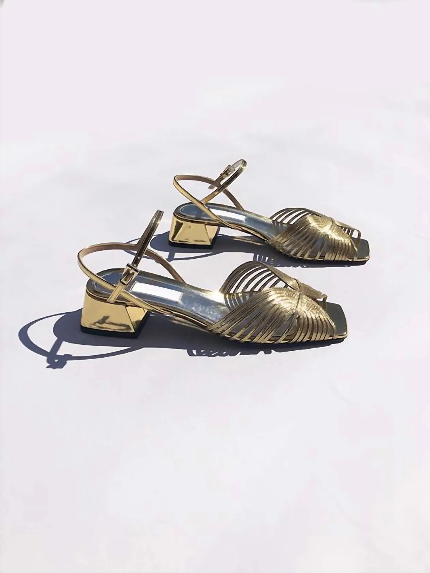 Women's Low 70S Sandals In Gold