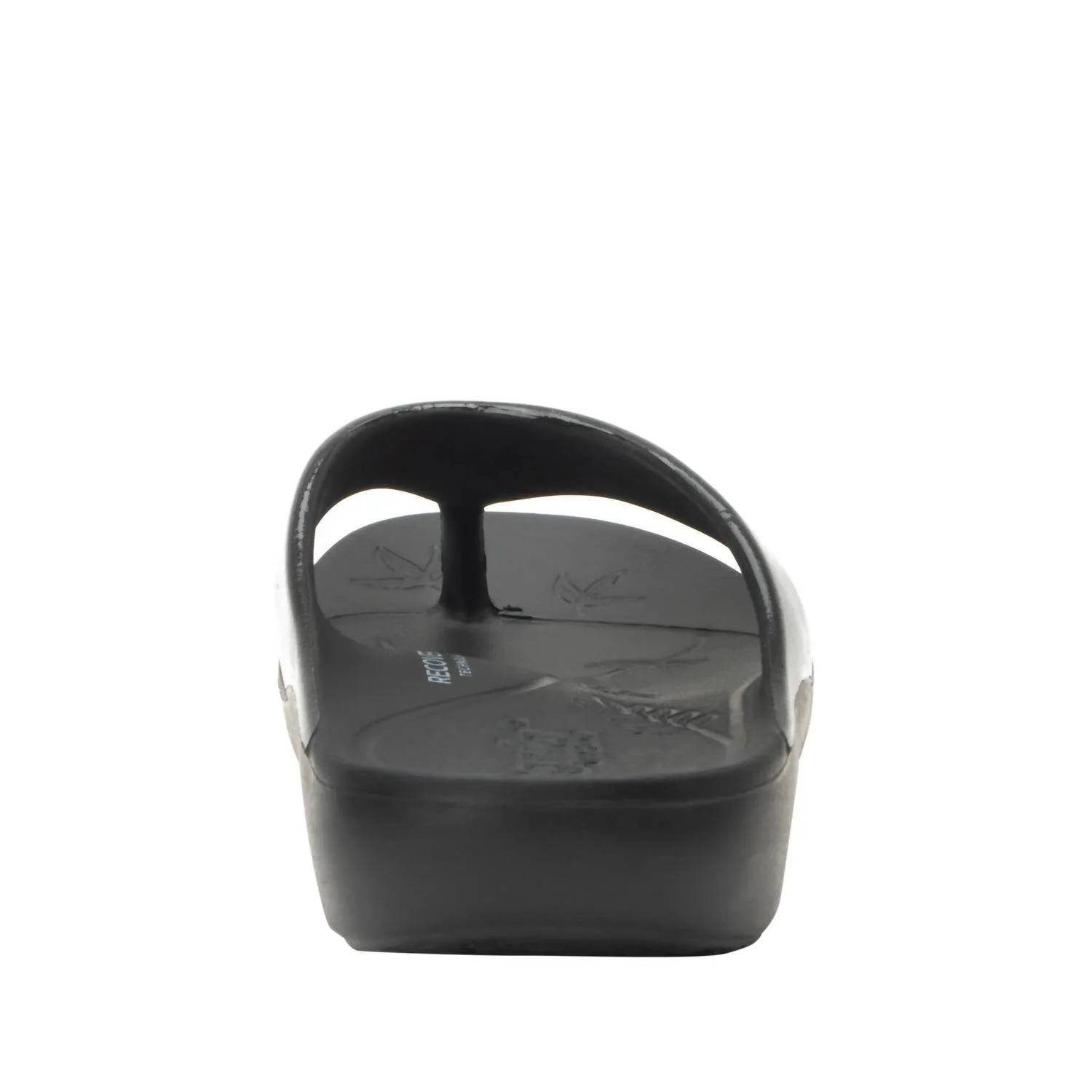 Women's Ode Sandal In Black Gloss