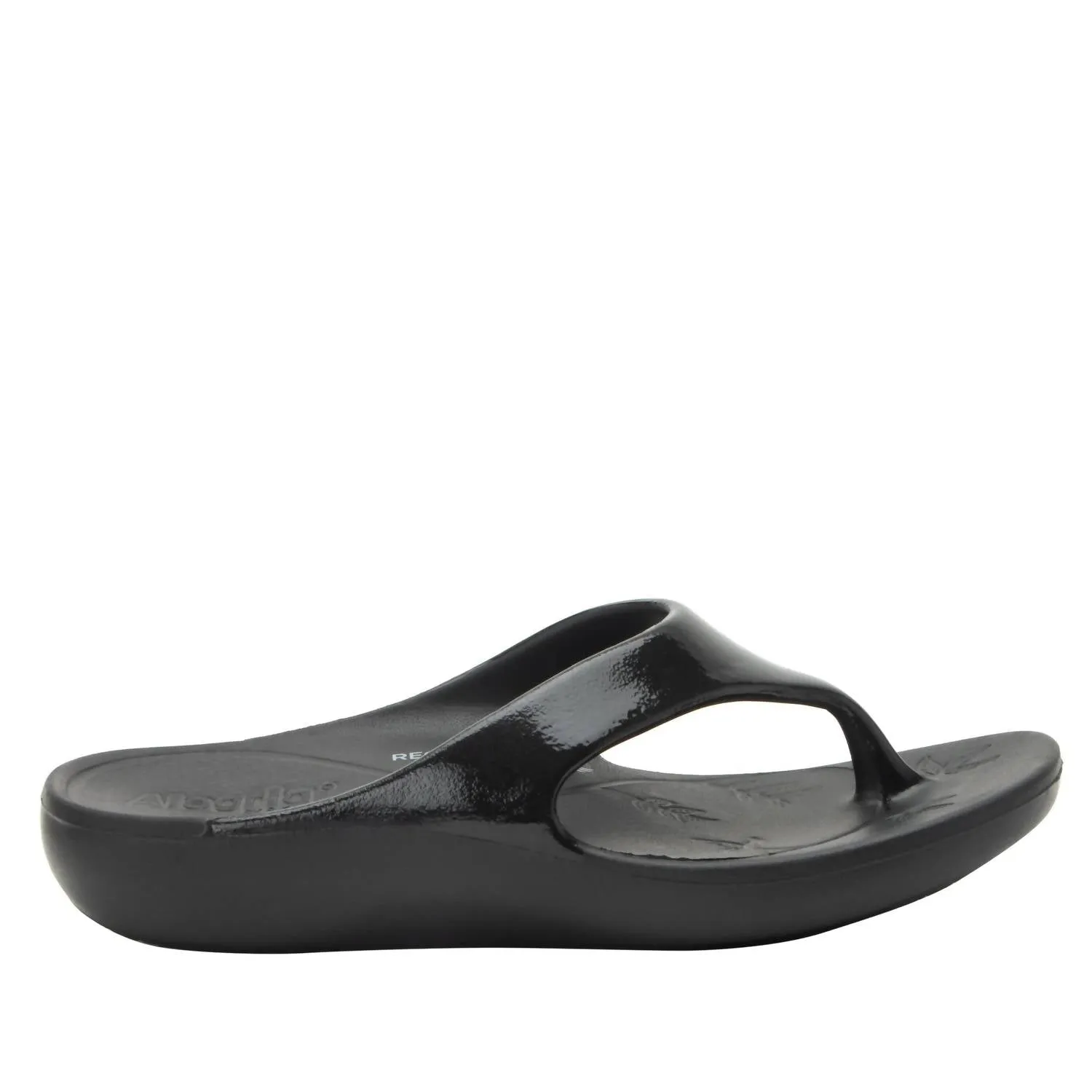Women's Ode Sandal In Black Gloss