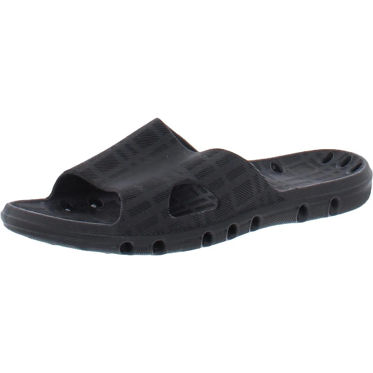 Womens Open Toe Cut-Out Pool Slides