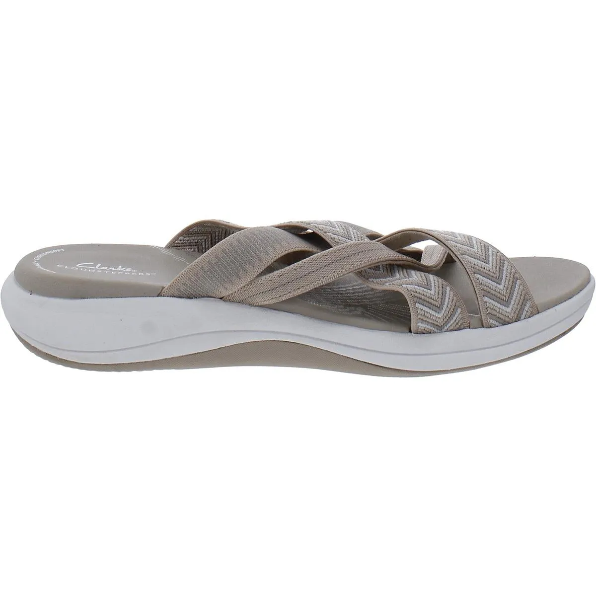 Womens Padded Insole Open Toe Slide Sandals