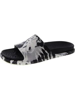 Womens Printed Slip-On Pool Slides