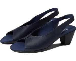 Women's Rochelle Slingback Sandal In Midnight Navy Leather
