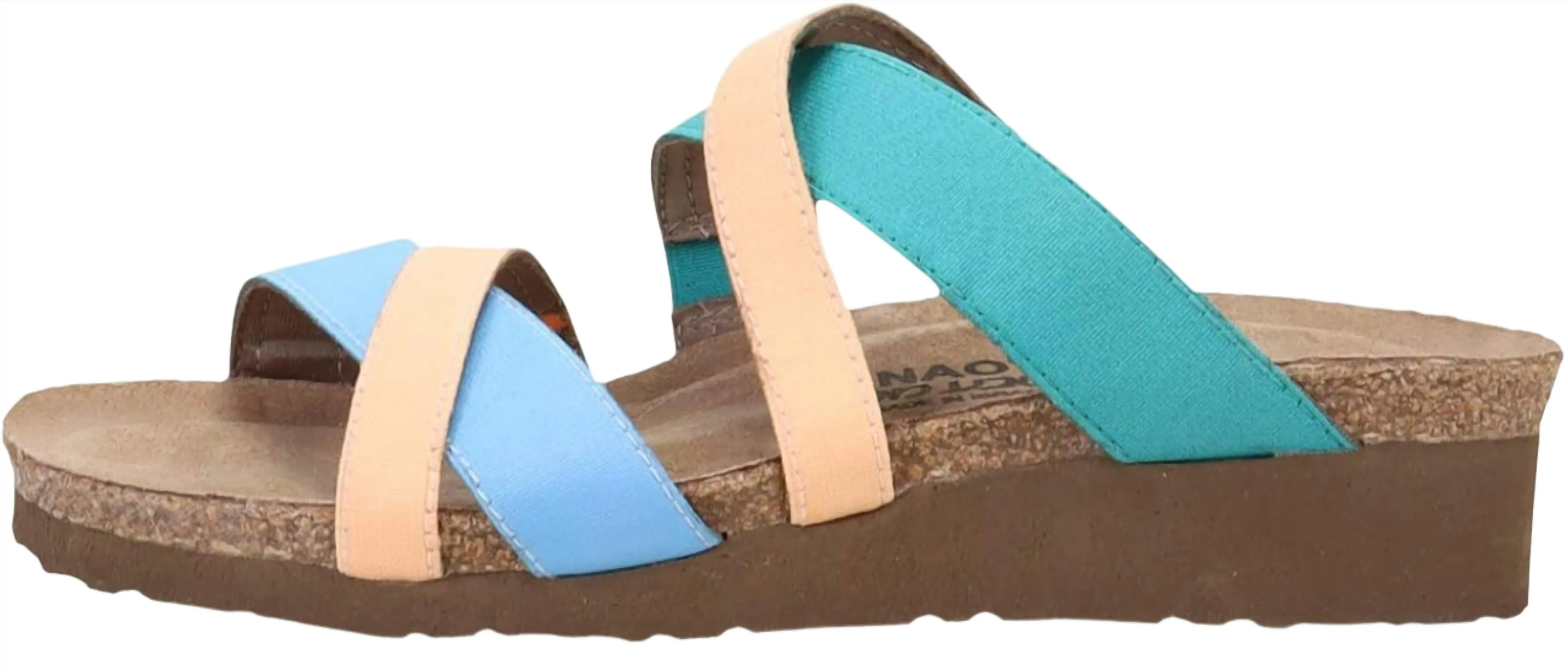 Women's Roxana Sandal In Aqua/peach